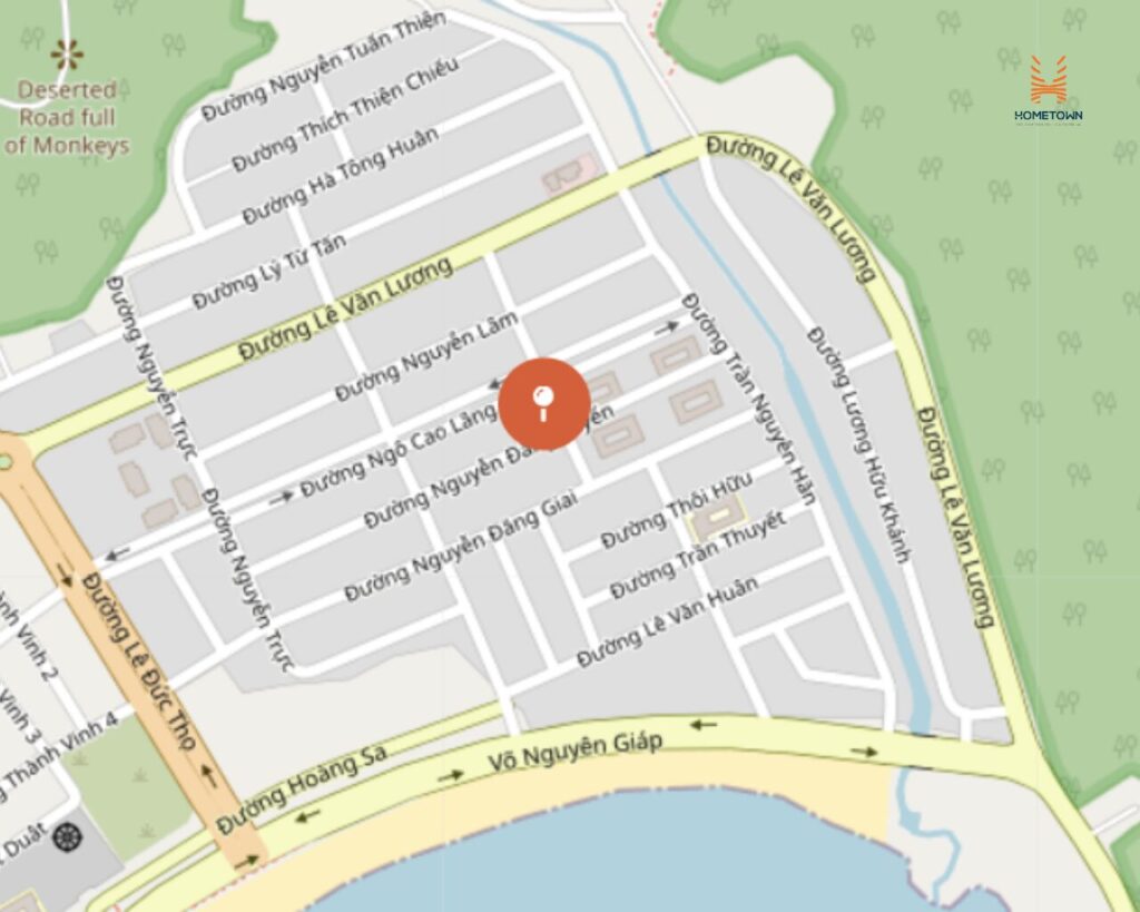 Vị trí villa gần biển Đà Nẵng thuận tiện